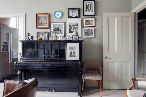 The antique piano