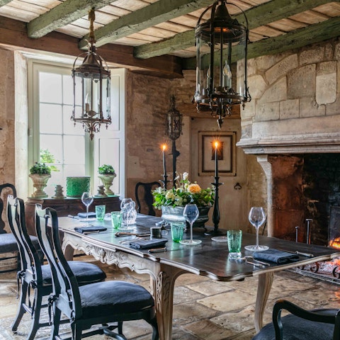 Soak up the atmosphere in the historic living spaces