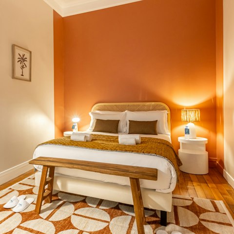 Wake up feeling refreshed in one of the bright, airy bedrooms