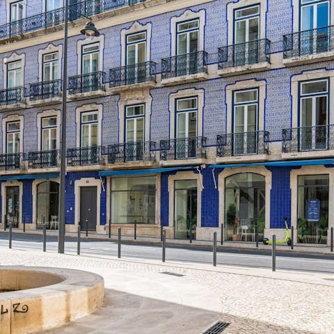 Stay within the stunning tiled facade of this beautifully restored building