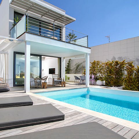 Start your day with a fresh coffee from the balcony or a morning dip in your private pool