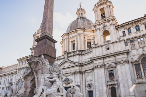 Wander to the stunning Piazza Navona in under ten minutes