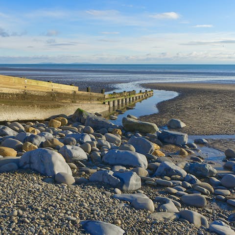 Spend an afternoon on the sands at Amroth Beach