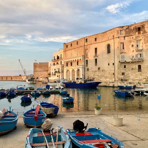 Spend a day exploring Monopoli – it's only 2km away