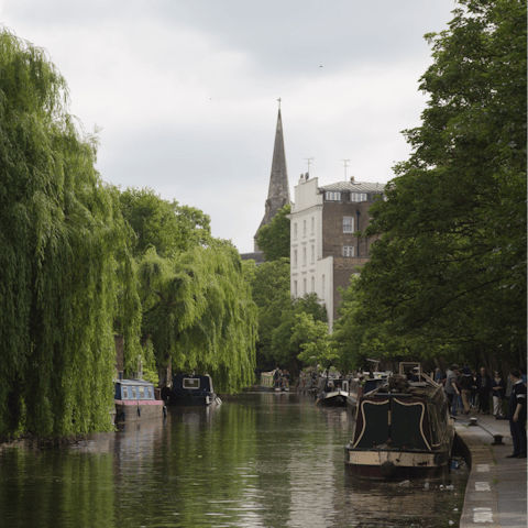 Grab a flat white and stroll along nearby Regent's Canal