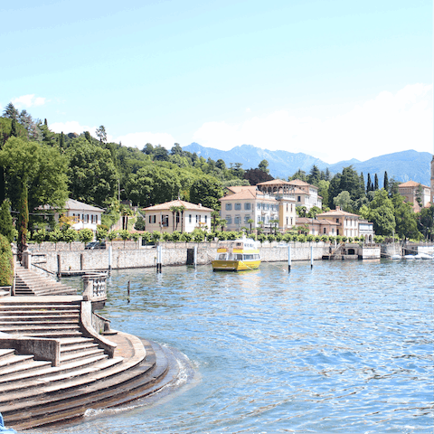 Hop over the lake to Varenna for the afternoon