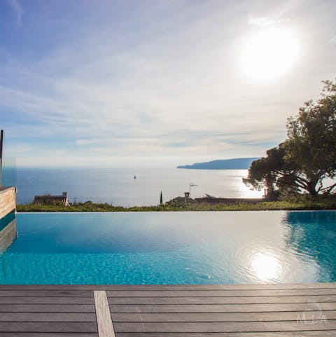 Soak up spectacular views from your spot by the pool