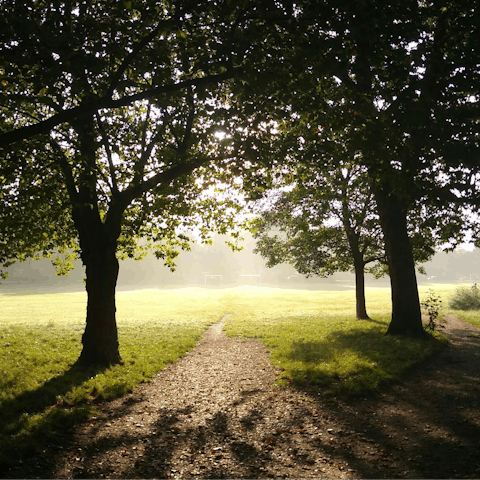 Begin your stay with a stroll through Wandsworth Park