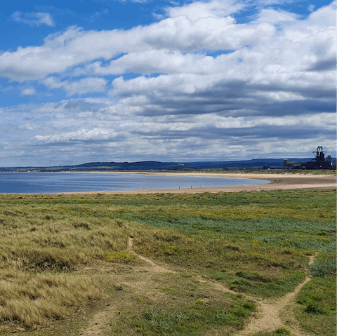 Step out onto the beach, right on your doorstep
