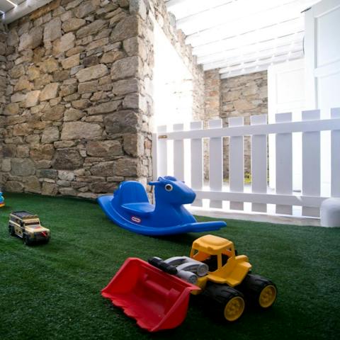 Keep the kids entertained in the children's play area