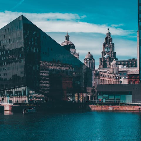 Explore Liverpool's iconic sights – the dock is a short walk away