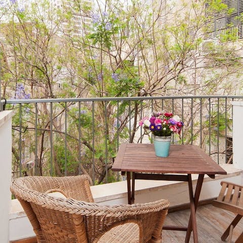 Sit out on the balcony with a book and glass of wine and really allow yourself to unwind
