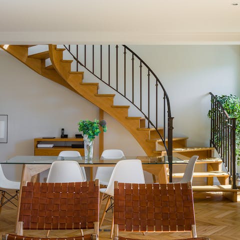 Admire unique architectural features