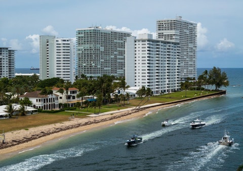 Soak up the sun on Fort Lauderdale Beach, about thirty minutes by car