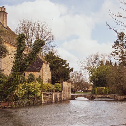 Visit beautiful Bourton-on-the-Water, four miles away