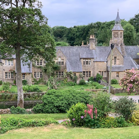 Stay an eight-minute drive from the edge of the Cotswolds Area of Outstanding Natural Beauty