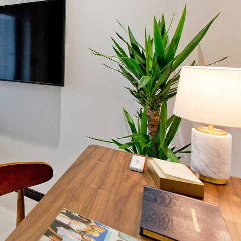 Get some work done in the private study