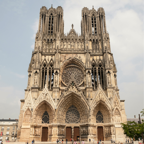 Discover the impressive Notre-Dame Cathedral – a thirty-minute walk away