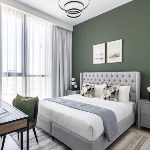 Find total comfort and relaxation in the bedroom