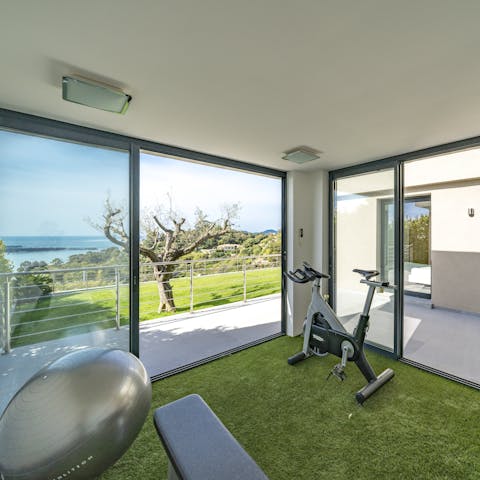 Break a sweat in the home gym