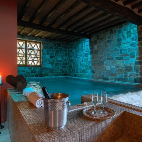 Unwind body and mind in the private spa