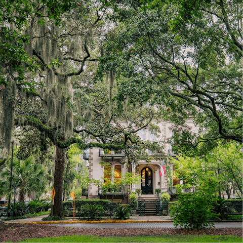 Explore historic Statesboro, a short drive away