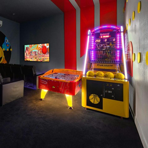Delight the kids with the secret game room