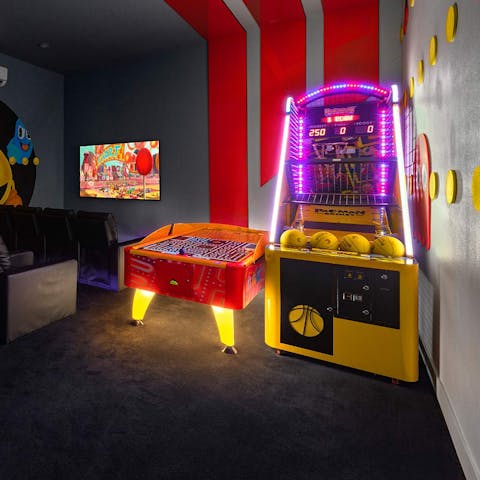 Delight the kids with the secret game room