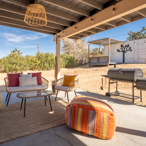 Light up the grill and experience laid back desert living
