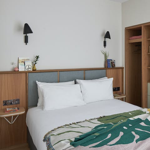 Sleep soundly in a supremely comfortable bed