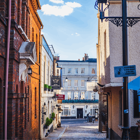 Lose yourself down the cobbled streets of Windsor