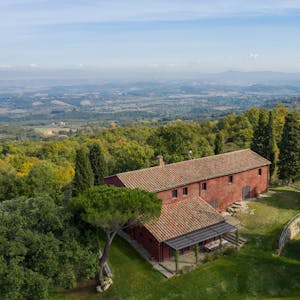 **Stunning views** Guests enjoyed the incredible views of the surrounding countryside from this home's private terrace and pool.