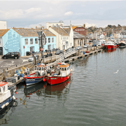 Take a short stroll to Weymouth's old harbour