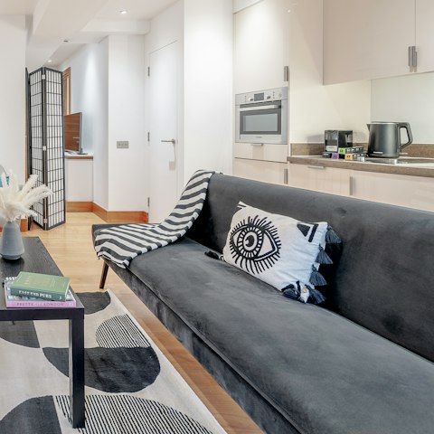 Settle down on the sofa for a movie marathon after a day exploring the capital
