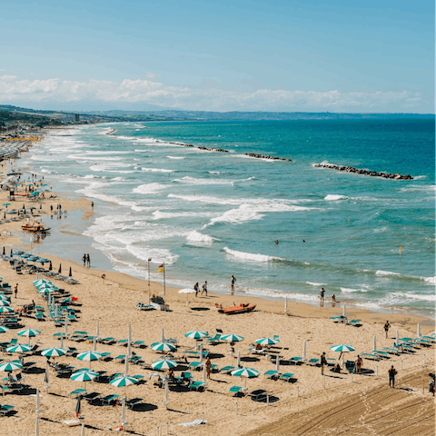 Take a quick drive down to Osa Beach where you can splash in the surf