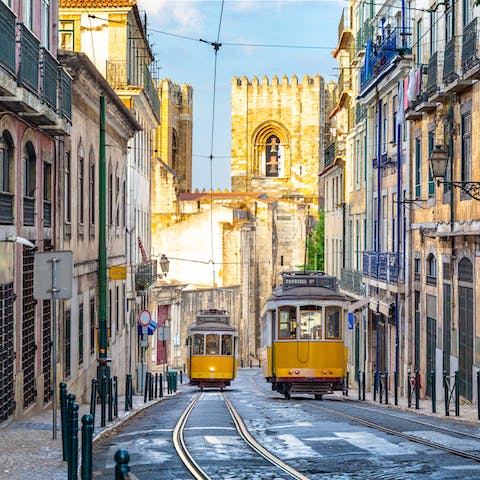 Hop on the metro and be in Lisbon's historic heart in less than ten minutes