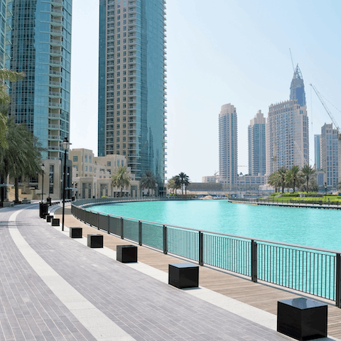 Stay between Dubai's Marina waterway and Jumeirah Beach
