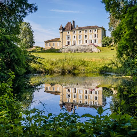 Stay in a historic castle on 11-acres of woodland