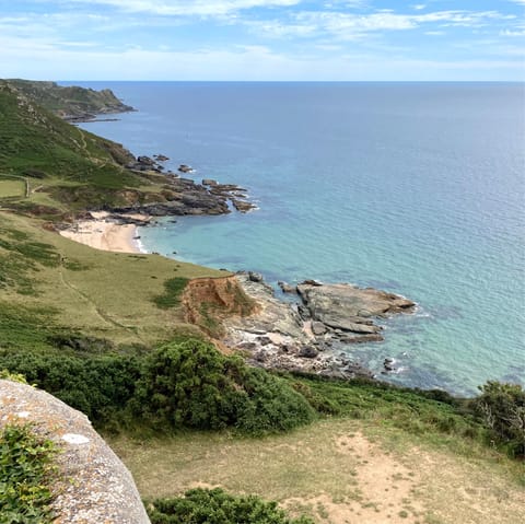 Charter a boat to explore Salcombe's coastline – the harbour is a stroll away