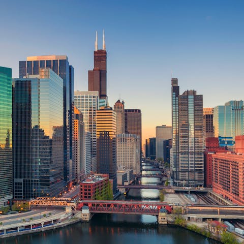 Explore Chicago from your well-located River North home