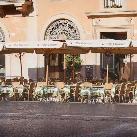 Be inspired while sipping drinks in a local bar