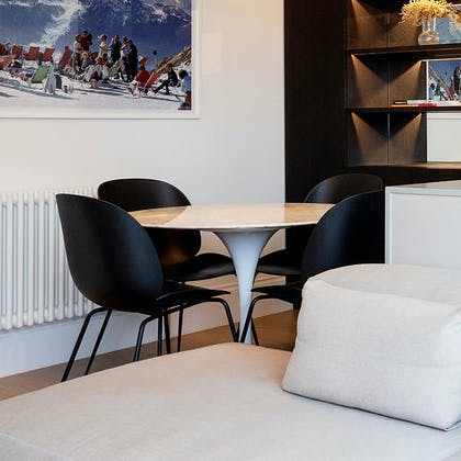 Get a bit of work done at the dining table before heading out