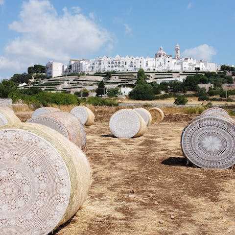 Stay in Locorotondo, one of Puglia's prettiest towns off the beaten path