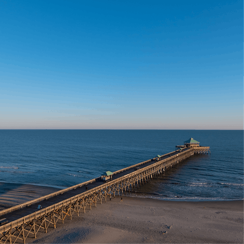 Head to the coast – Folley Beach is just a thirty minute drive away