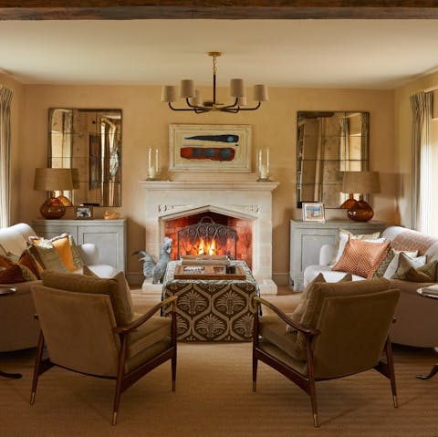 Savour cosy evenings gathered around the fire