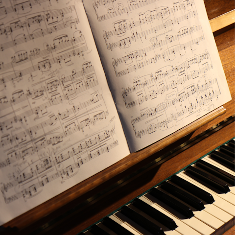 Gather everyone around the piano for a jam session