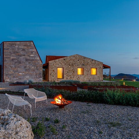 Experience magical evenings under the stars (whilst staying warm by the fire)