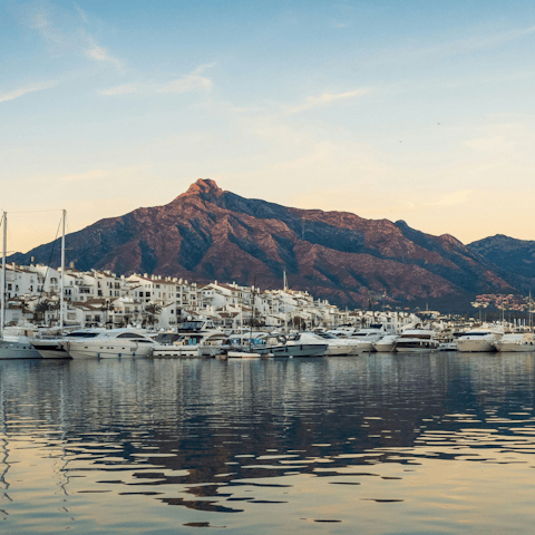 Drive ten minutes into stunning Marbella