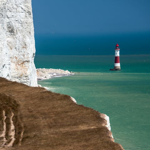 Picnic with views at Beachy Head, a twenty minute drive away