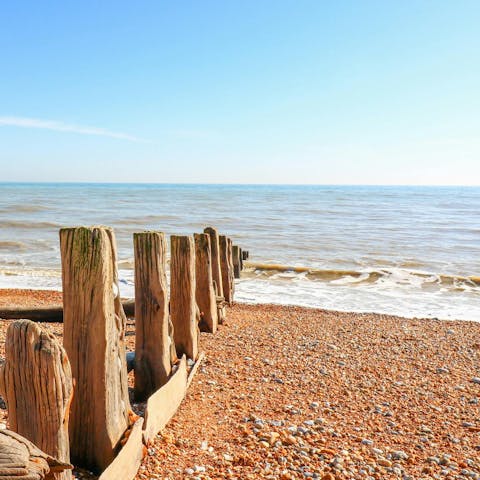Take a dip in the sea, right outside your doorstep
